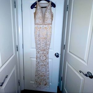 BIBA European Crochet Wedding Dress Sz. 40